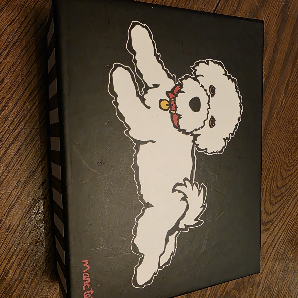 Stylish Black Wallet With Bichon Frise. NWT - Picture 4 of 5